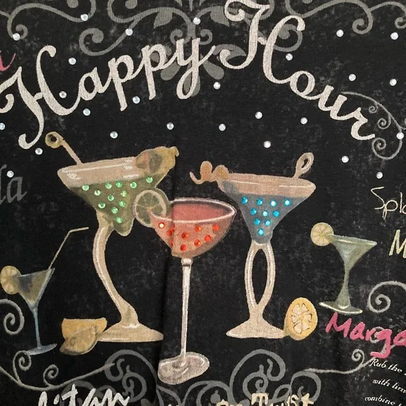 Happy Hour Top. Lrg NWT - Picture 2 of 3